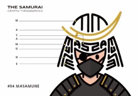 THE SAMURAI CRYPTO TYPOGRAPHICS の説明